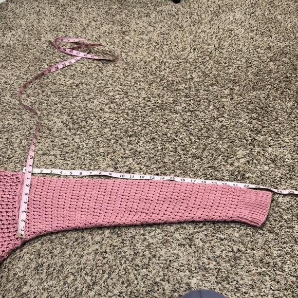 Madewell Open Stitch Austen Sweater Size Large Mauve Pink - Picture 10 of 10